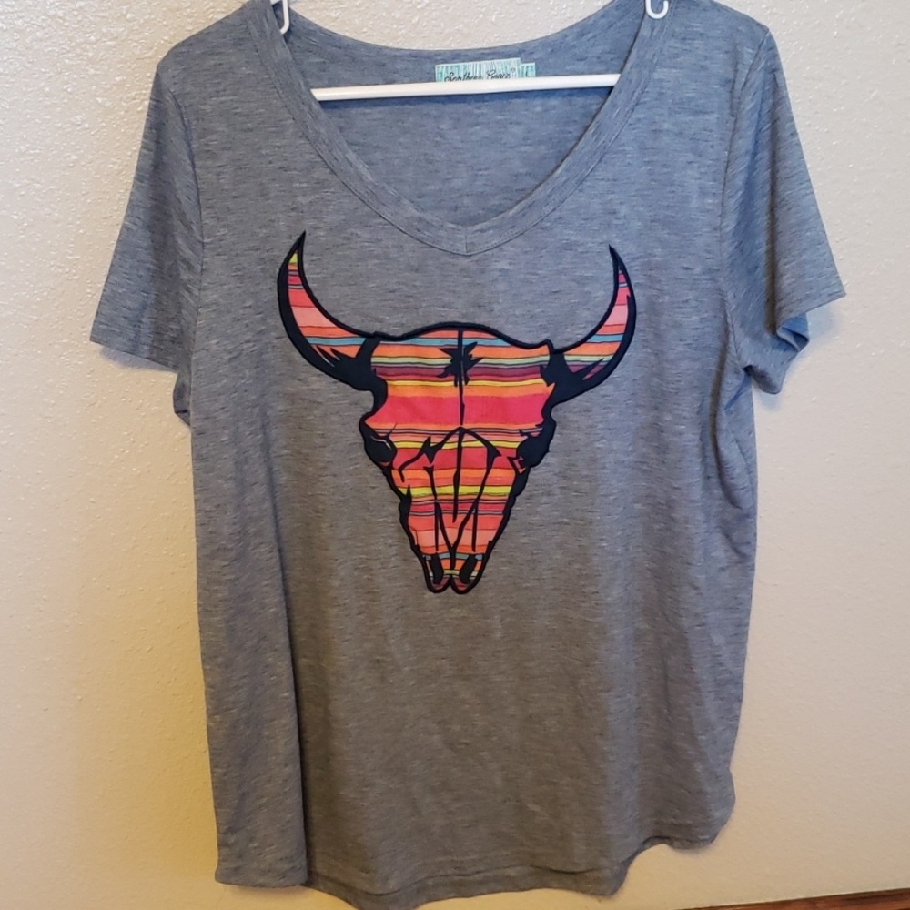 Cow skull t-shirt